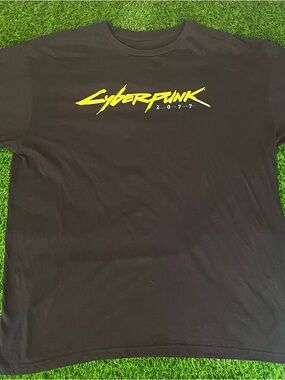 Cyberpunk 2077 2019 Video Game Promo T-Shirt Anime Deon Samurai Mens XL